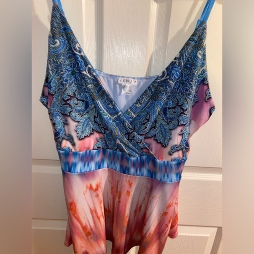 VENUS Colorful Summer Tank Top Camisole Sixe 1X